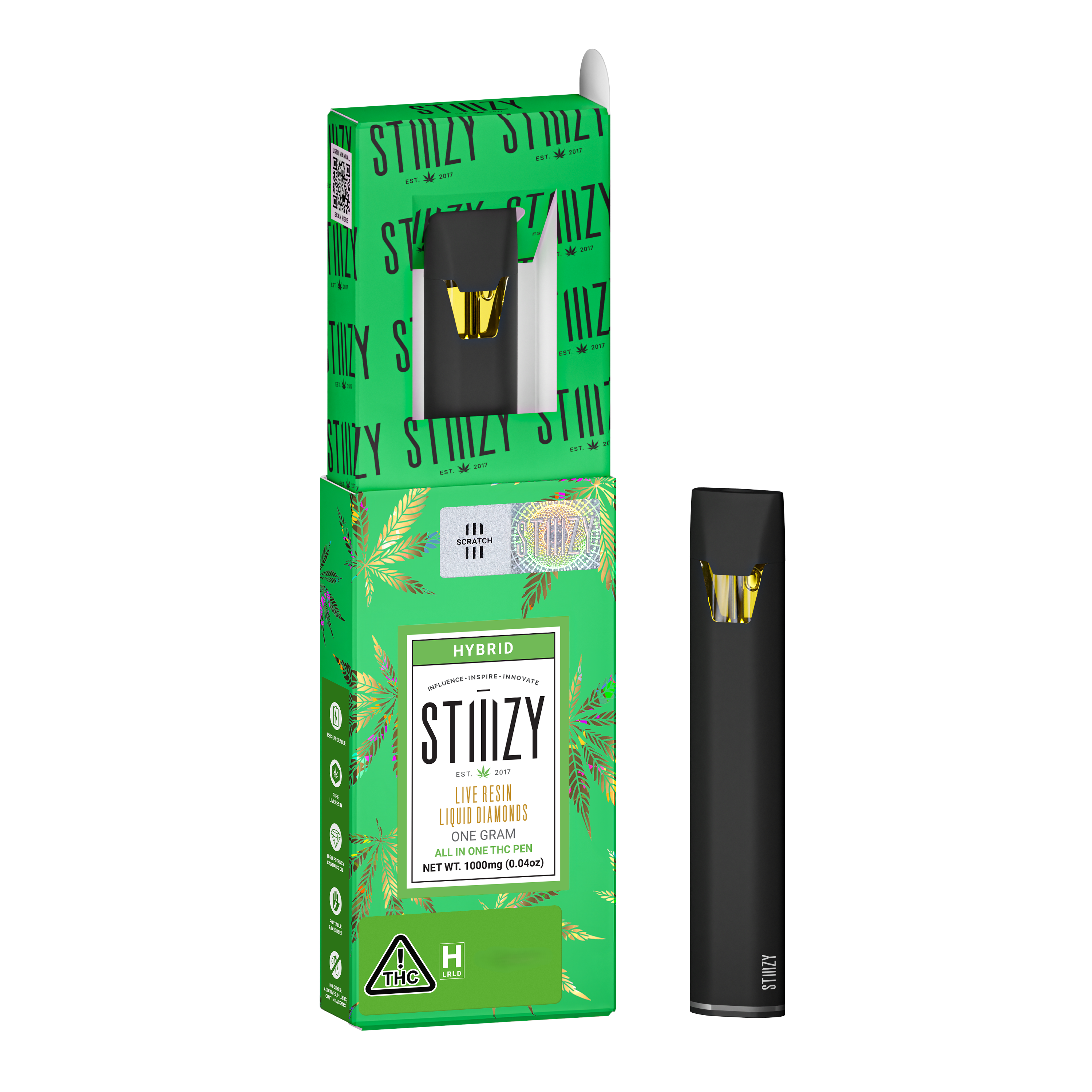Photograph of product: Live Resin Lemon Cherry Gelato All-In-One 0.85g