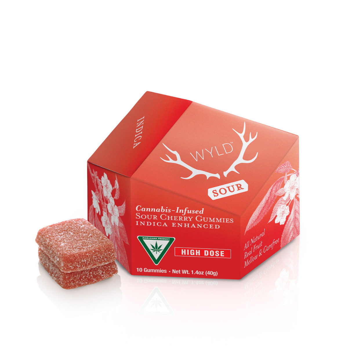 Photograph of product: WYLD 200mg | Sour Cherry - Oui'd
