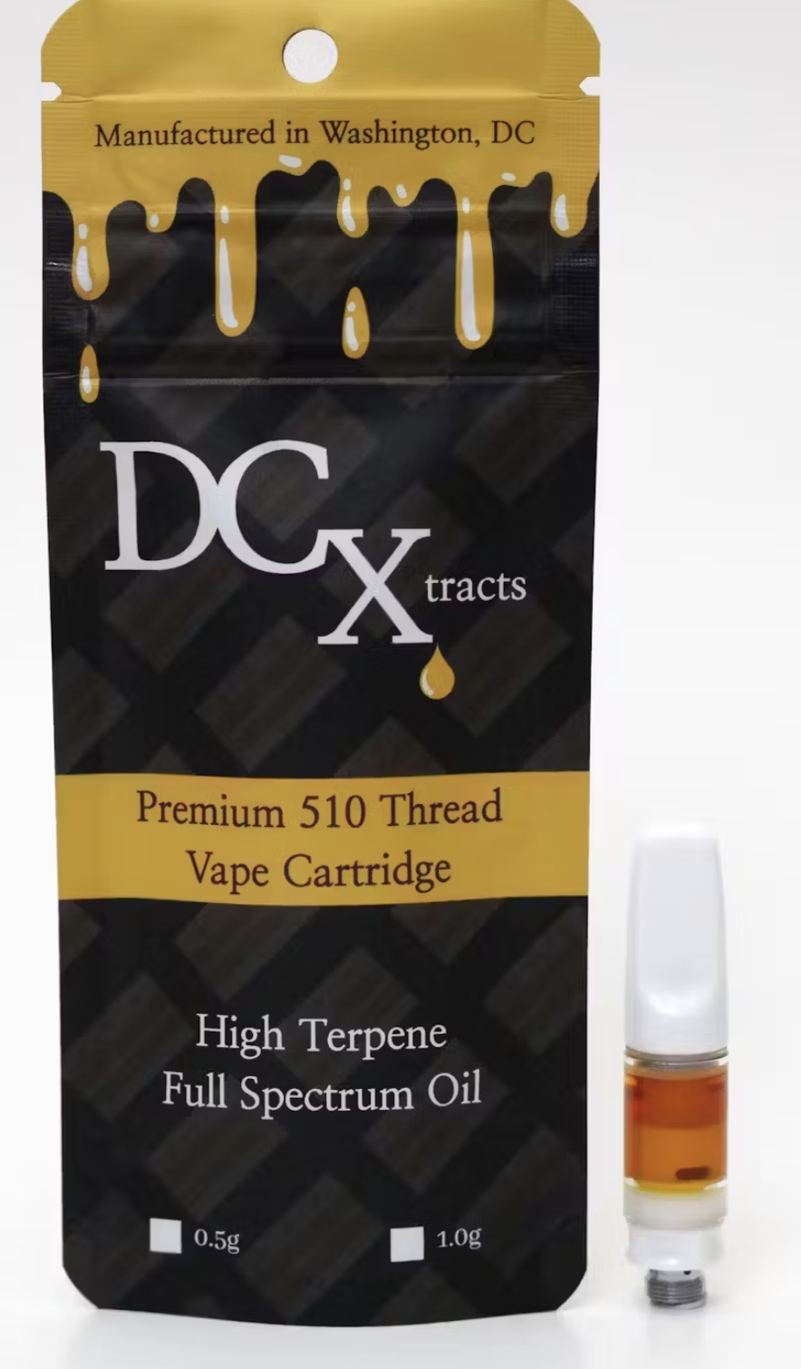 Photograph of product: Tropic Thunder - .5g Vape Cart