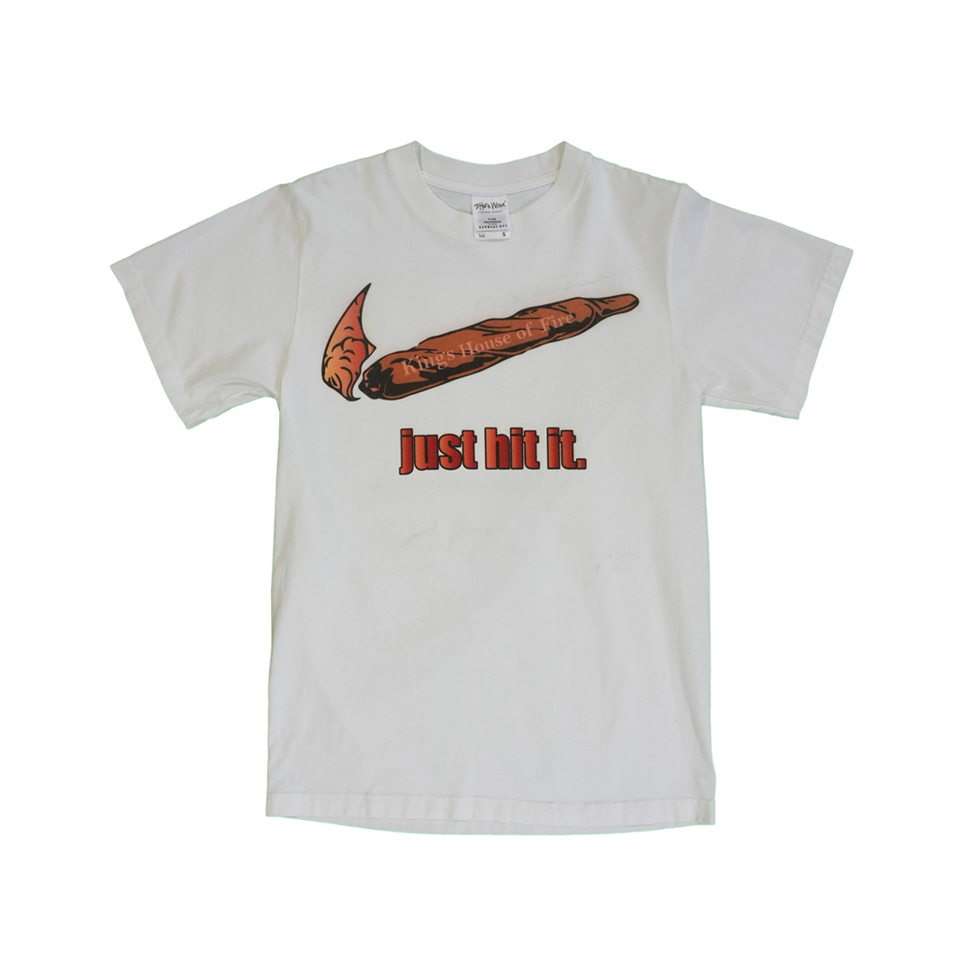 Photograph of product: T-Shirt | KHOF Just Hit It S/S | White | S-XXL