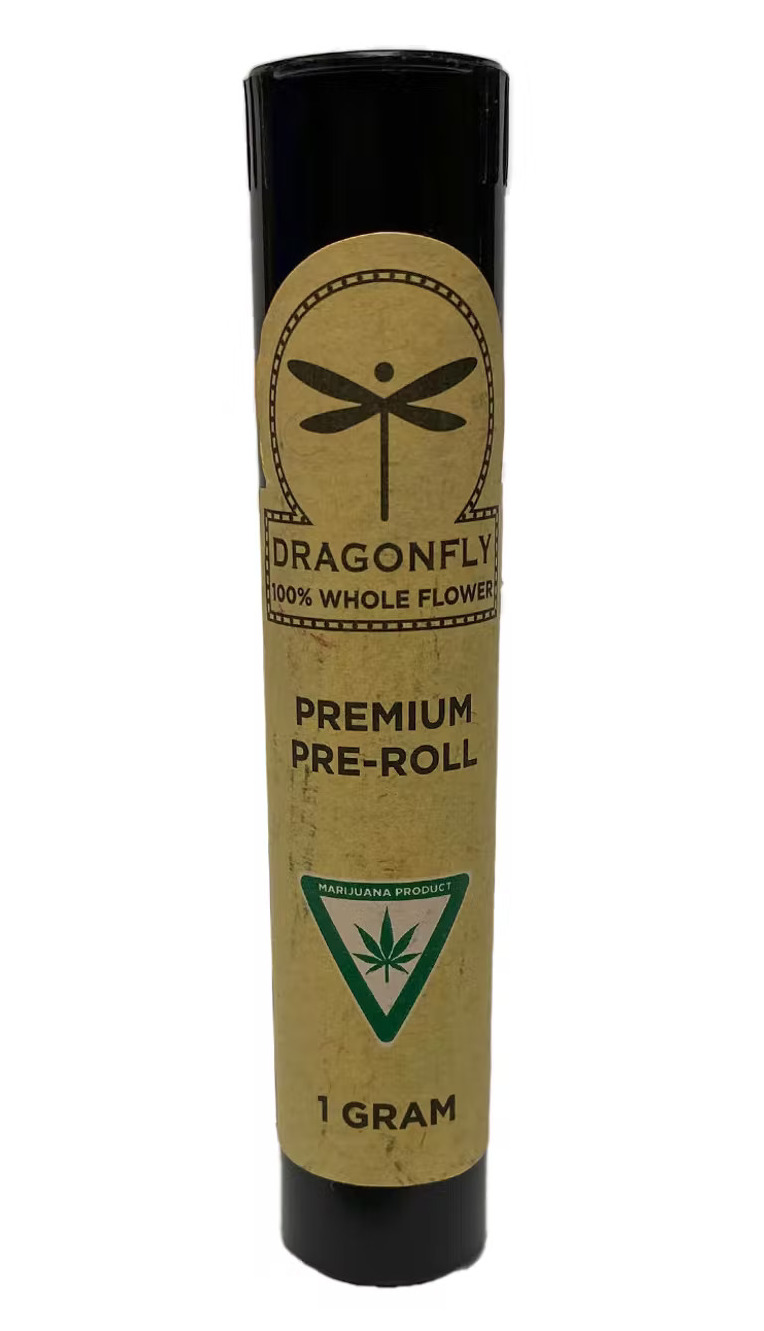 Photograph of product: Dragonfly - Preroll - 1g - au chocolatbar OG