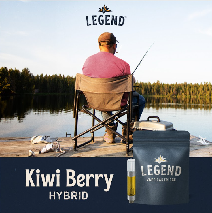 Photograph of product: Legend Vape Cart 1g- Kiwi Berry