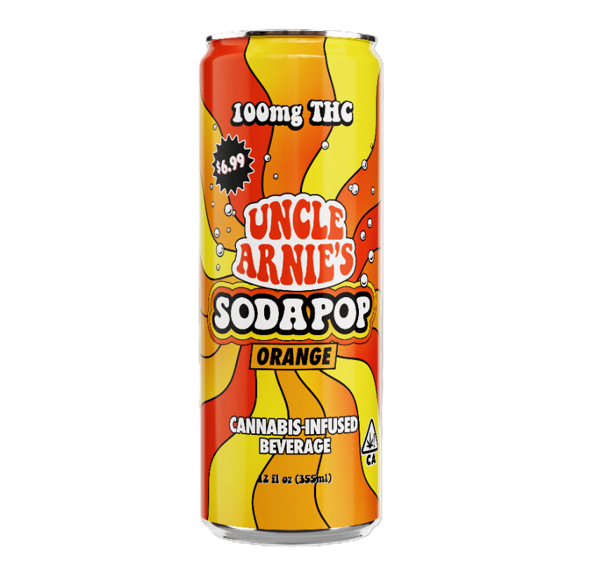 Photograph of product: ORANGE SODA POP 100MG