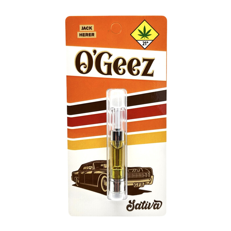 Photograph of product: O'Geez: Jack Herer - Distillate Cartridge