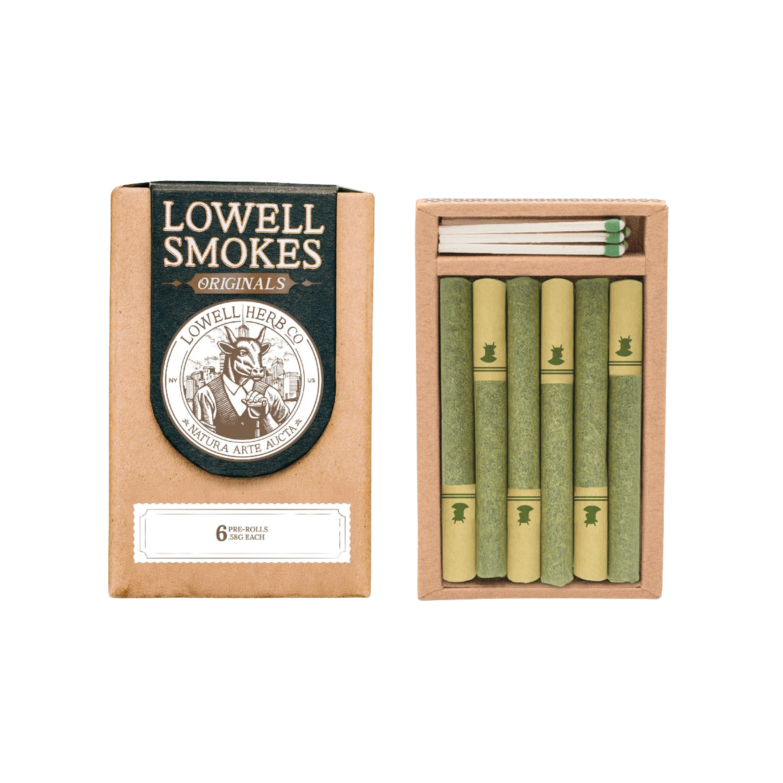 Photograph of product: Lowell Herb Co. | State of Mind | Pre-Roll Multipack | 6pk