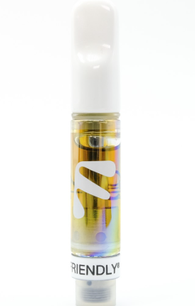 Photograph of product: Friendly Brand x Alien Labs - Cartridge - Gemini Cured Resin - 1G