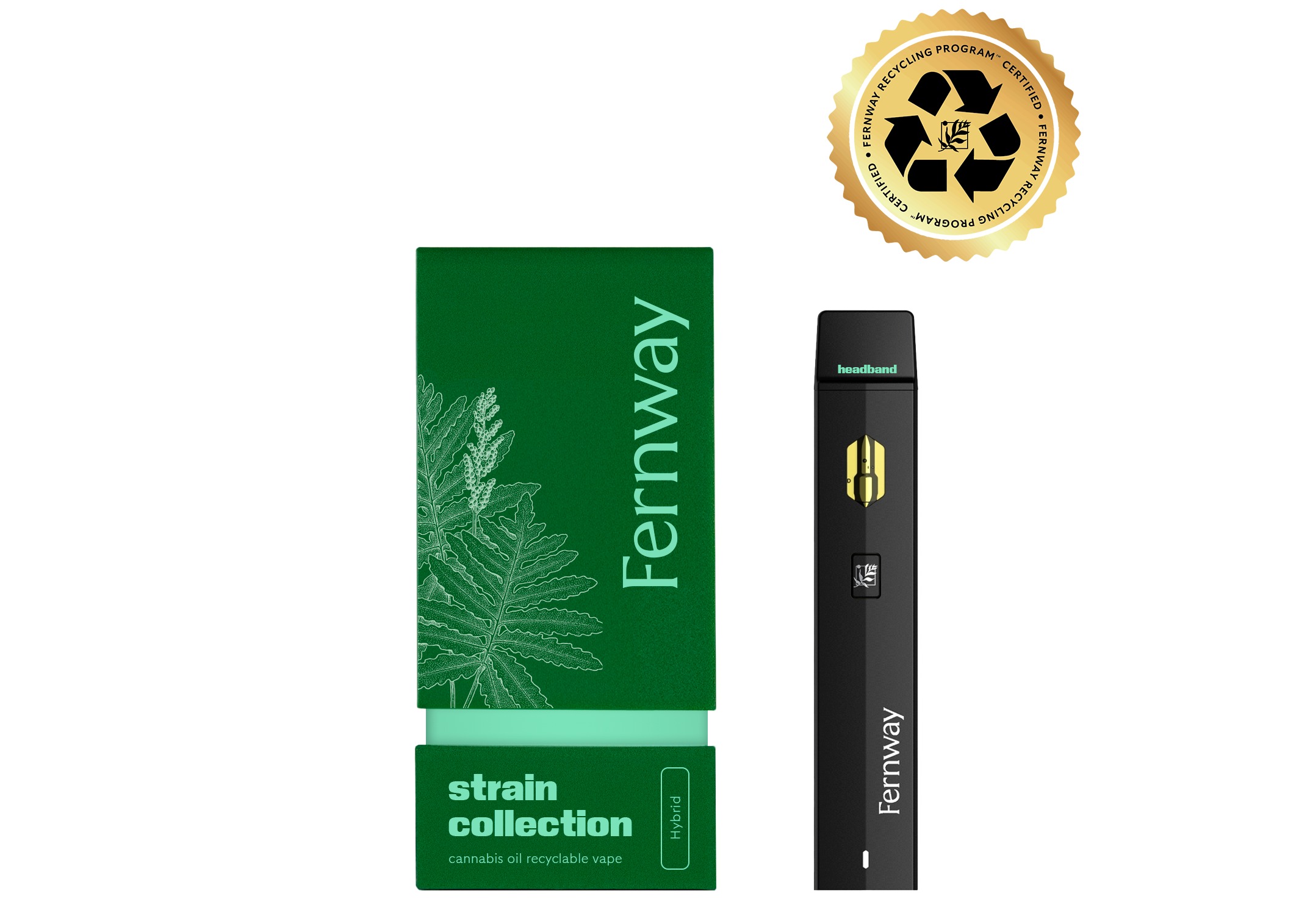 Photograph of product: Fernway | Headband | Traveler All-In-One Disposable | 1g