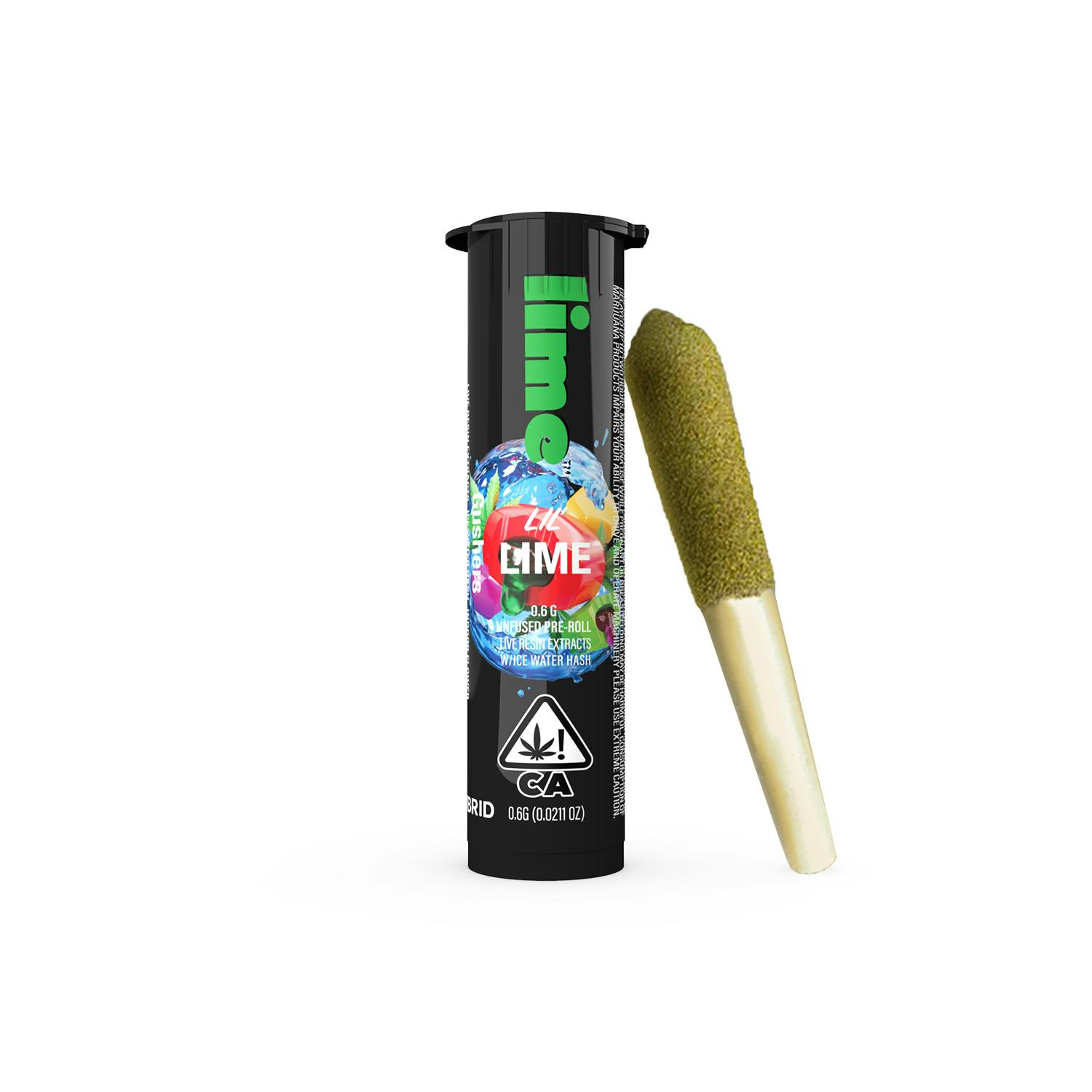 Photograph of product: Gushers [H] Infused Preroll   Lime