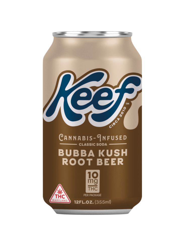 Photograph of product: 10mg Bubba Kush Root Beer Infused Soda 12oz