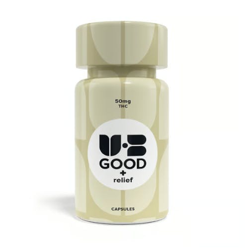 Photograph of product: Relief Capsules 550mg | 11pk - 