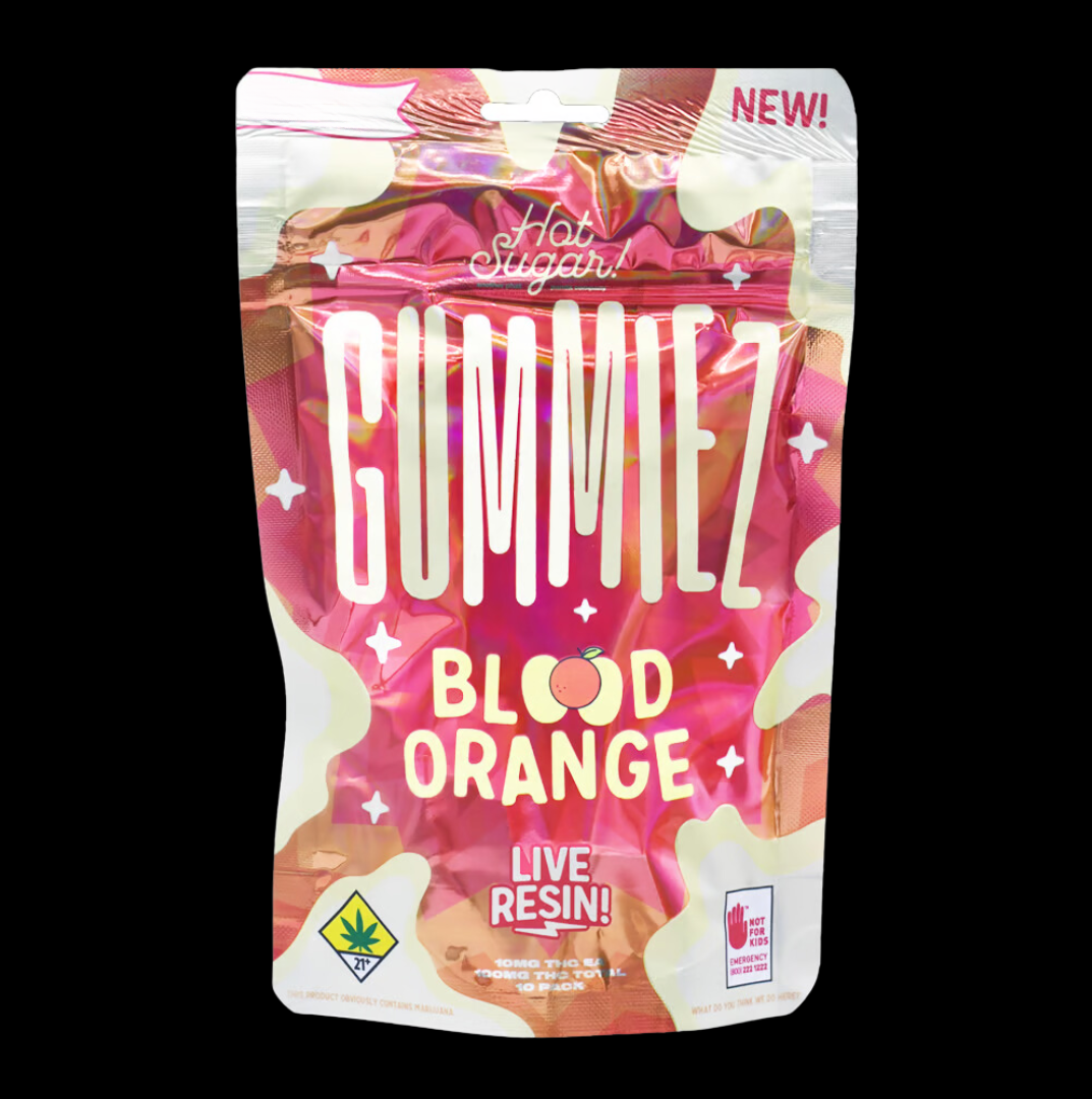 Photograph of product: Blood Orange (I) 10pk Live Resin Edible Hot Sugar!