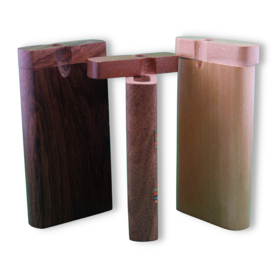Photograph of product: Green Goddess Supply - 4" Swivel Cap Wooden Dugout