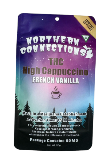 Photograph of product: FRENCH VANILLA SUGAR FREE | TH-oui HIGH CAPPUCCINO DRINK MIX | 50MG