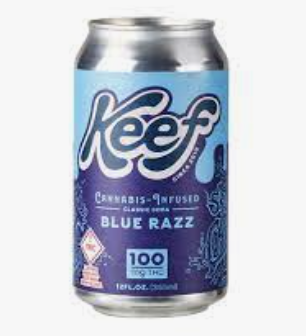 Photograph of Product: Blue Razz Soda | Keef