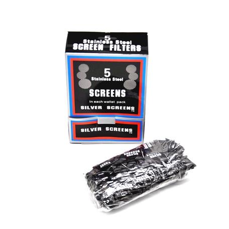 Photograph of product: Accessory | Metal/Plastic/Silicone | - LB | Stainless Steel Screen | 5pk