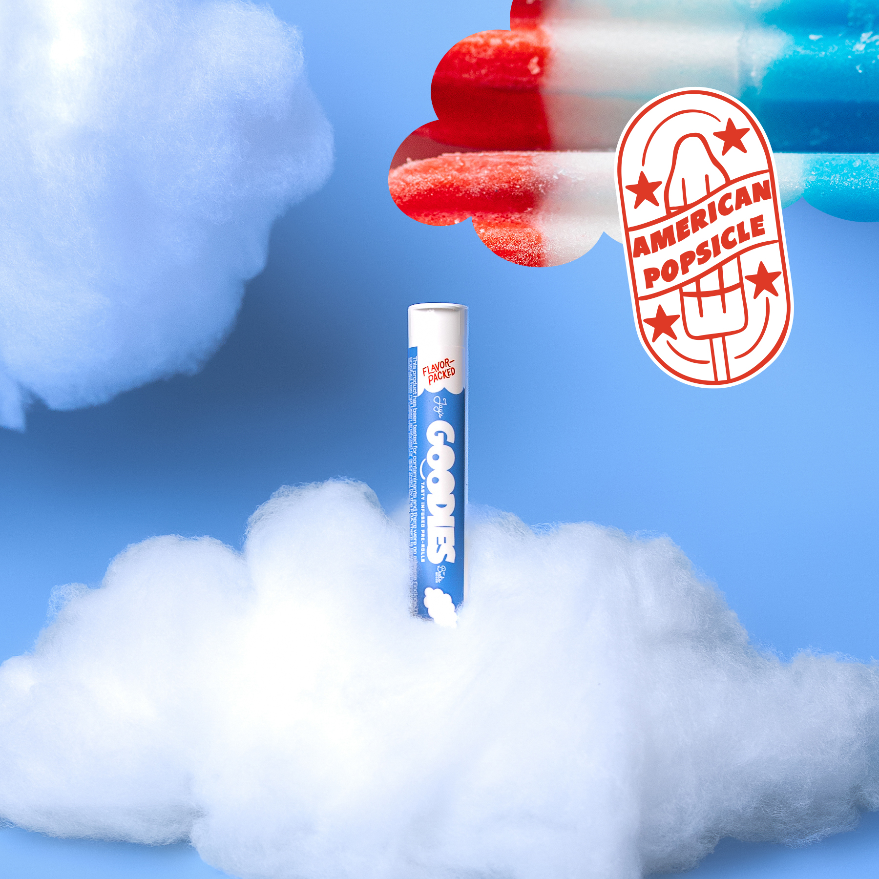 Photograph of product: Infused Pre-Roll - American Popsicle