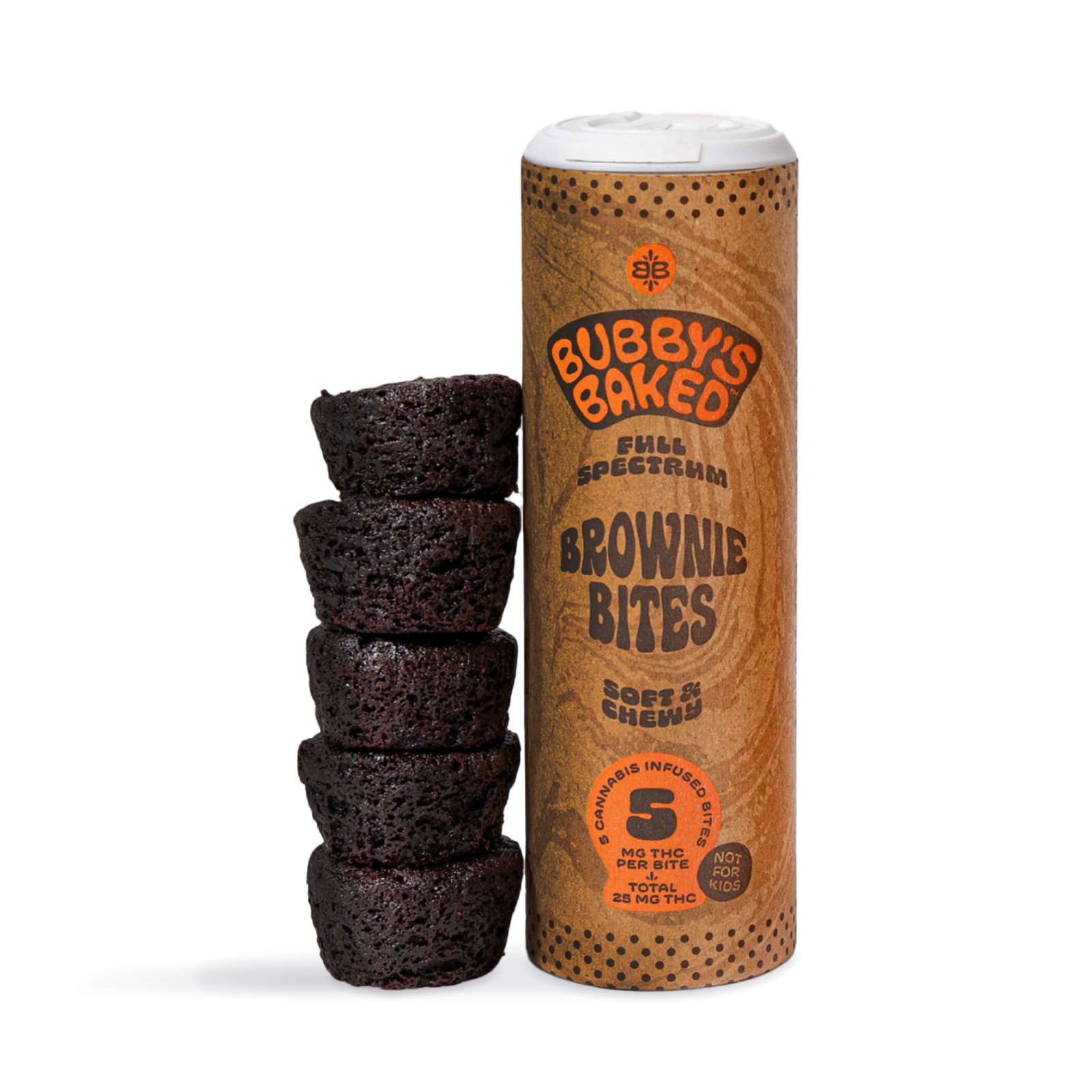 Photograph of product: Brownie Bites  | Baked Good | 5pk of 5mg*