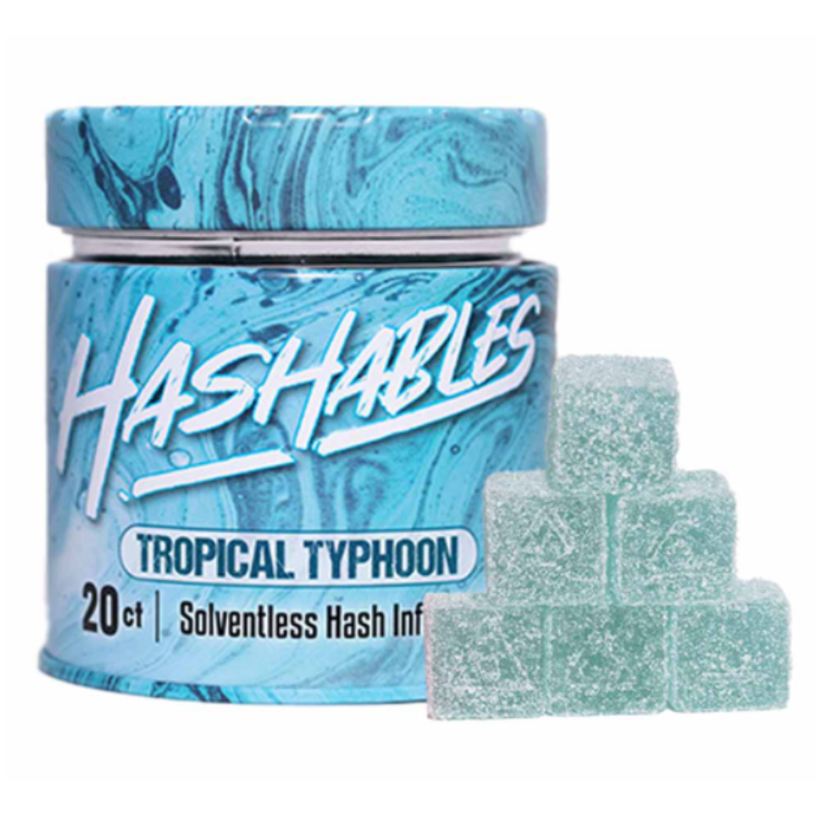 Photograph of product: Tropical Typhoon au chocolat Rosin Gummies | 20 Servings