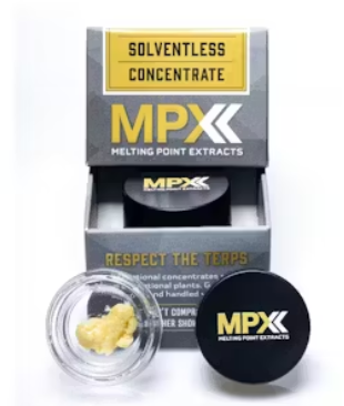 Photograph of product: MPX Clemenberry Live Rosin 0.5g