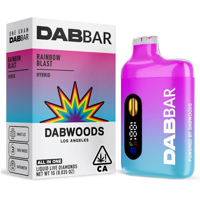 Photograph of product: Rainbow Blast  | 1G L.D Dab Bar - 