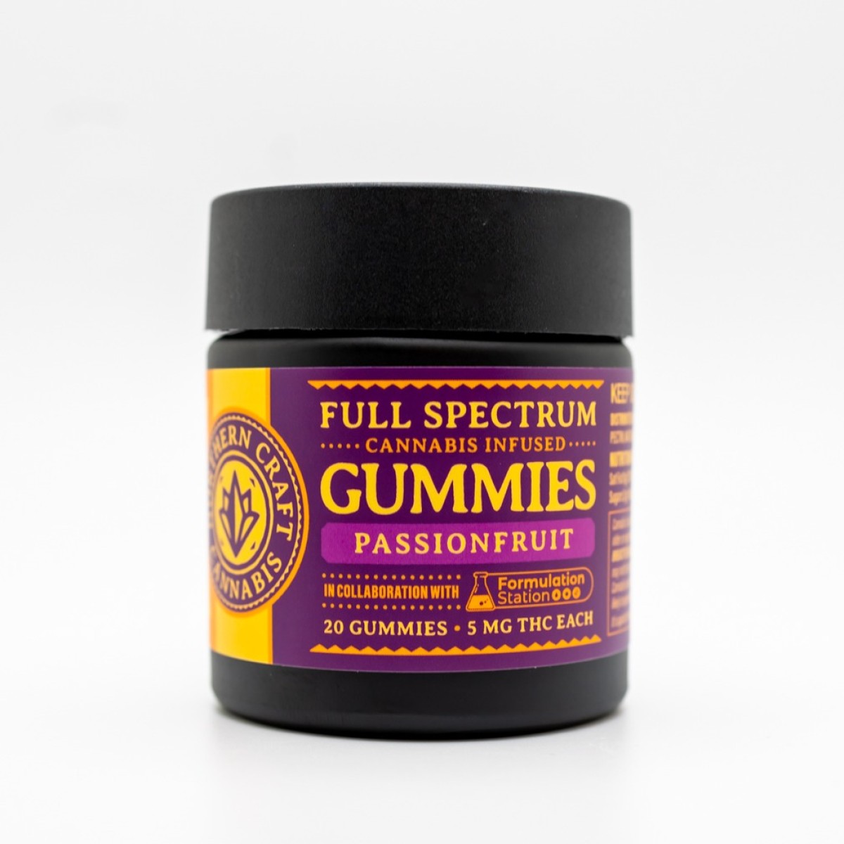 Photograph of product: Northern Craft Oui'd | Passionfruit Full Spectrum Gummies | 100mg