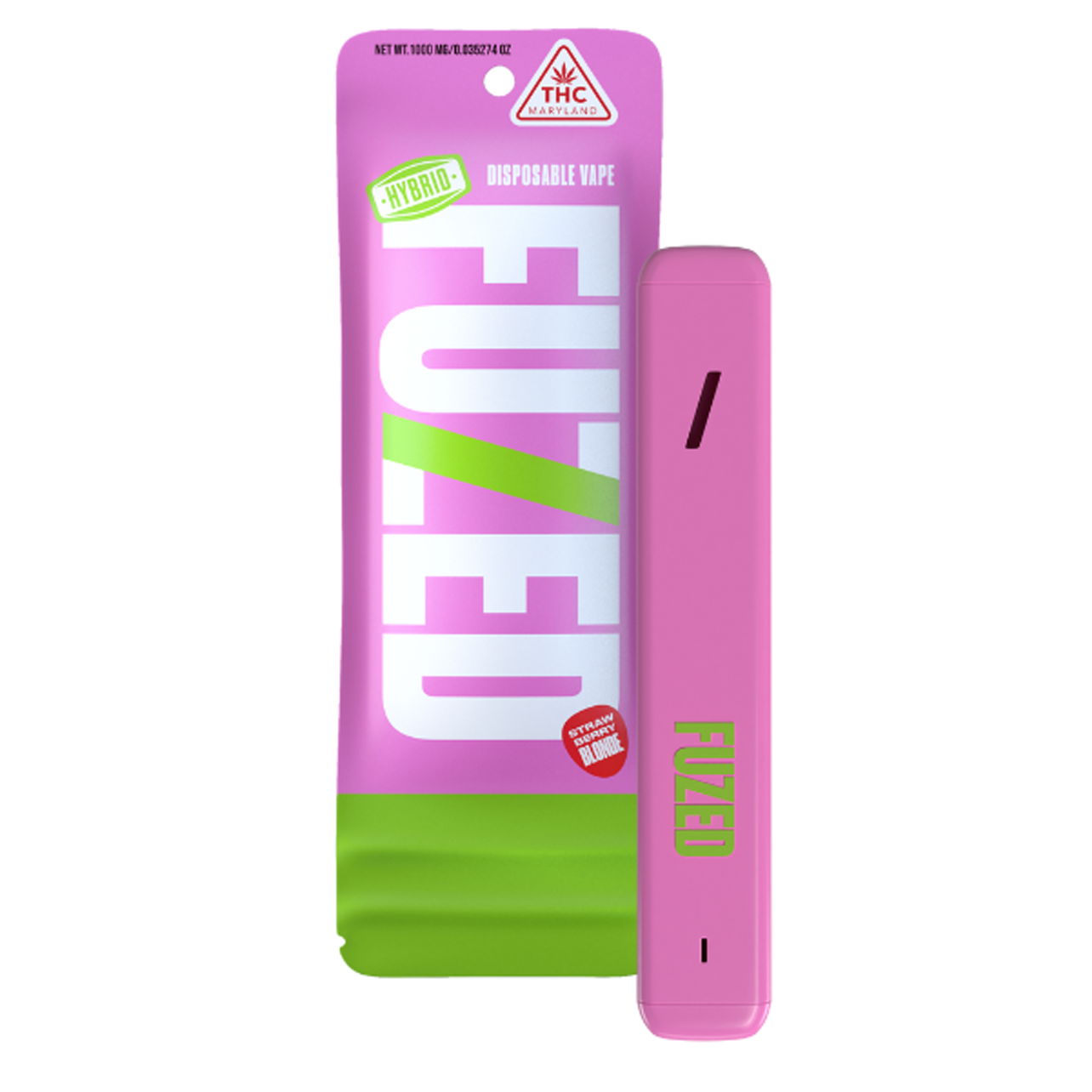 Photograph of Product: Fuzed Strawberry Blonde Disposable 1g
