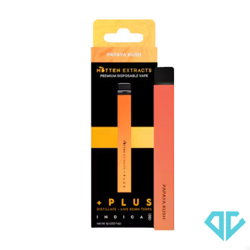 Photograph of product: Mitten Extracts Papaya Kush Disposable 1g