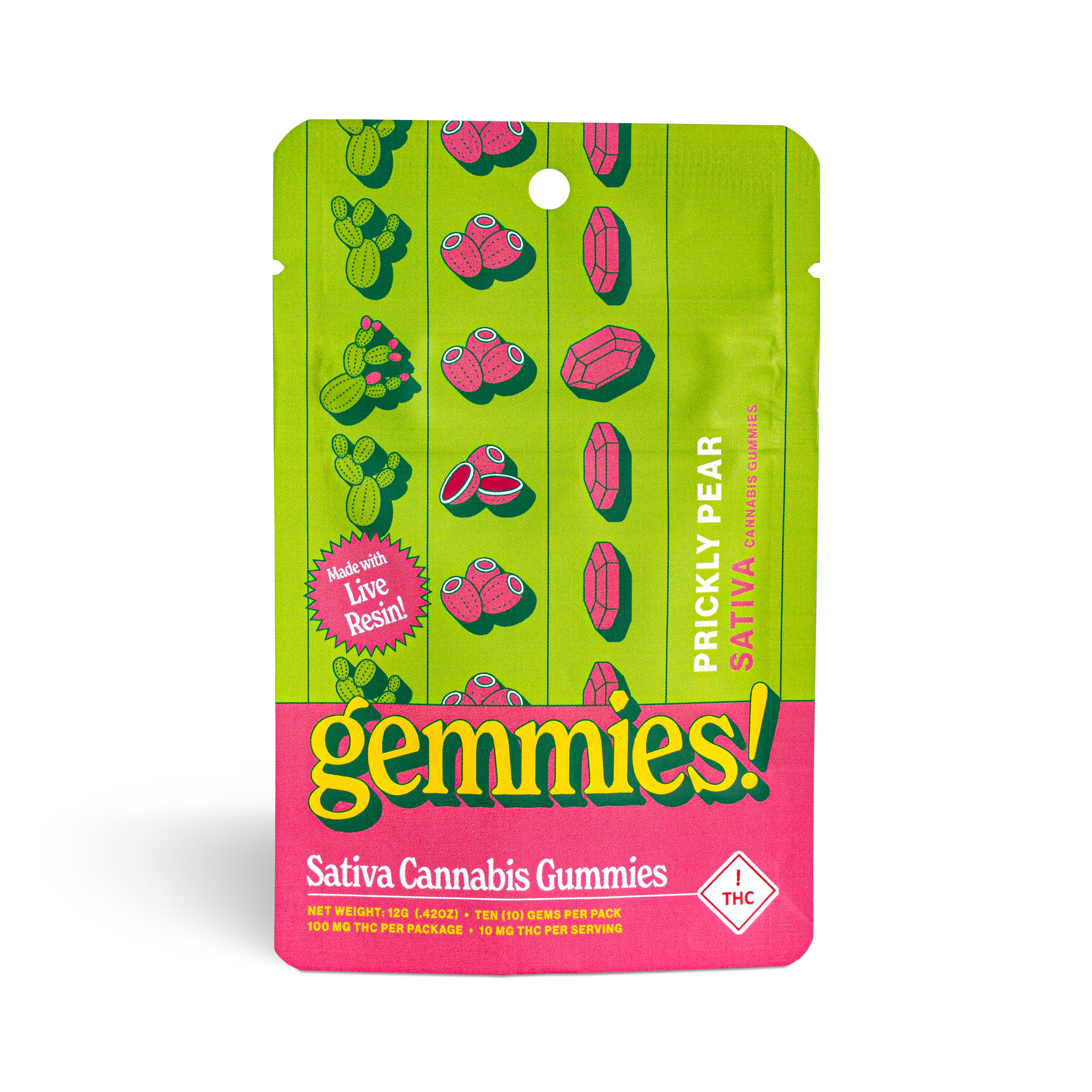 Photograph of product: Prickly Pear Gemmies - 100mg