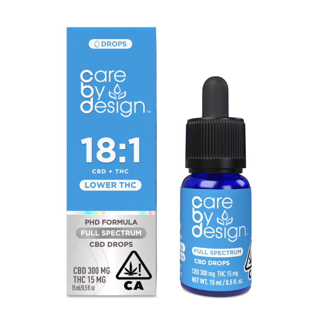 Photograph of product: Care By Design Refresh Drops 18:1 Full Spectrum Tincture $49
