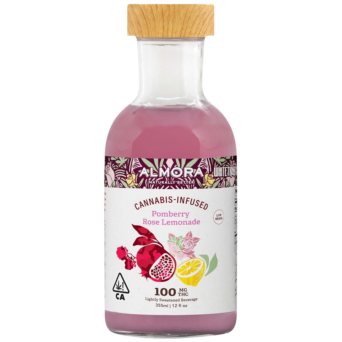 Photograph of product: Almora Farms Whitethorn Rose Lemonade Live Resin