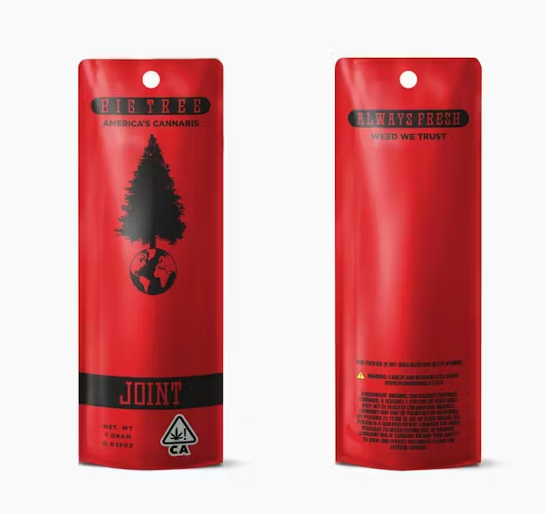 Photograph of product: Big Tree Ghost Runtz Preroll 1g
