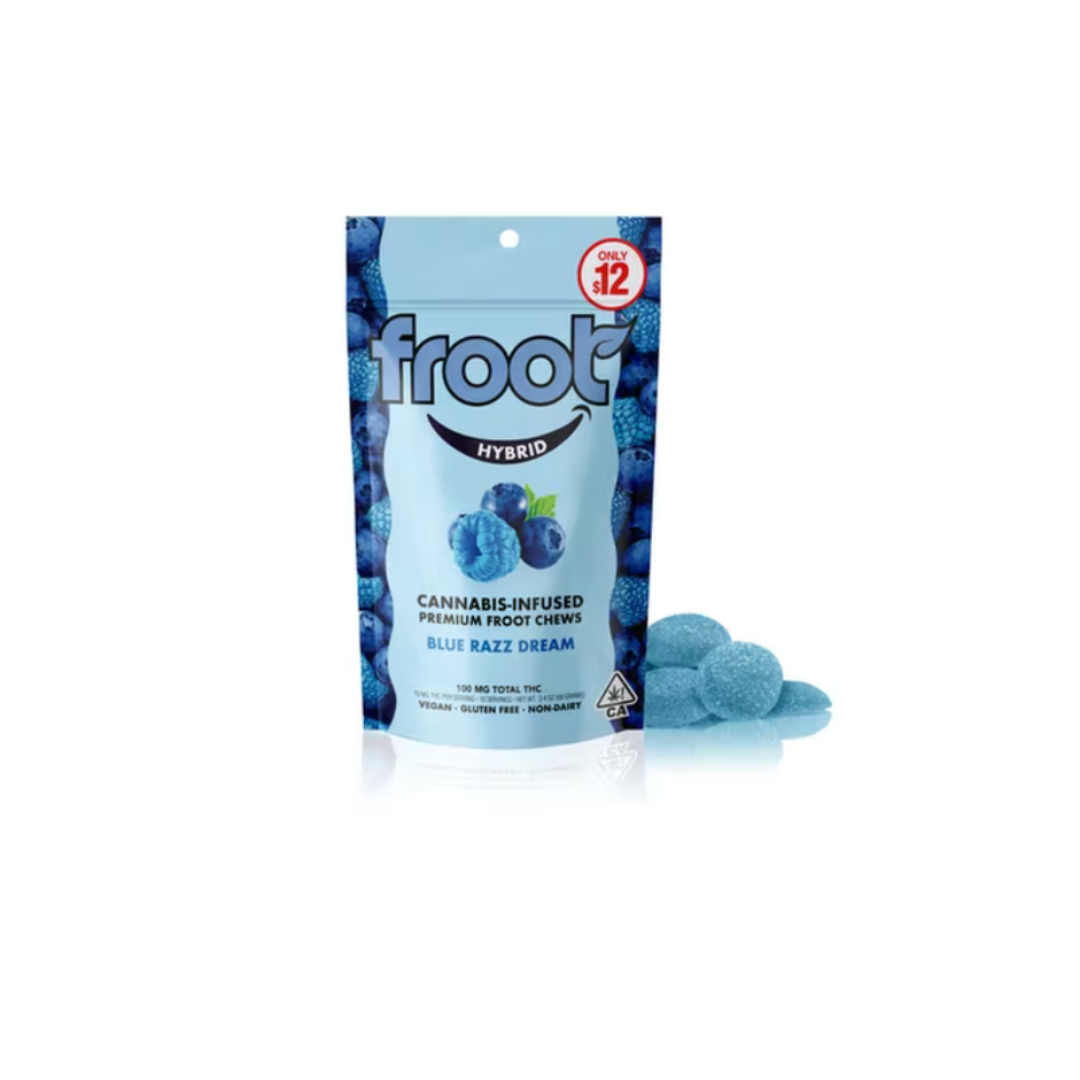 Photograph of product: Blue Razz Dream Gummies - 100mg