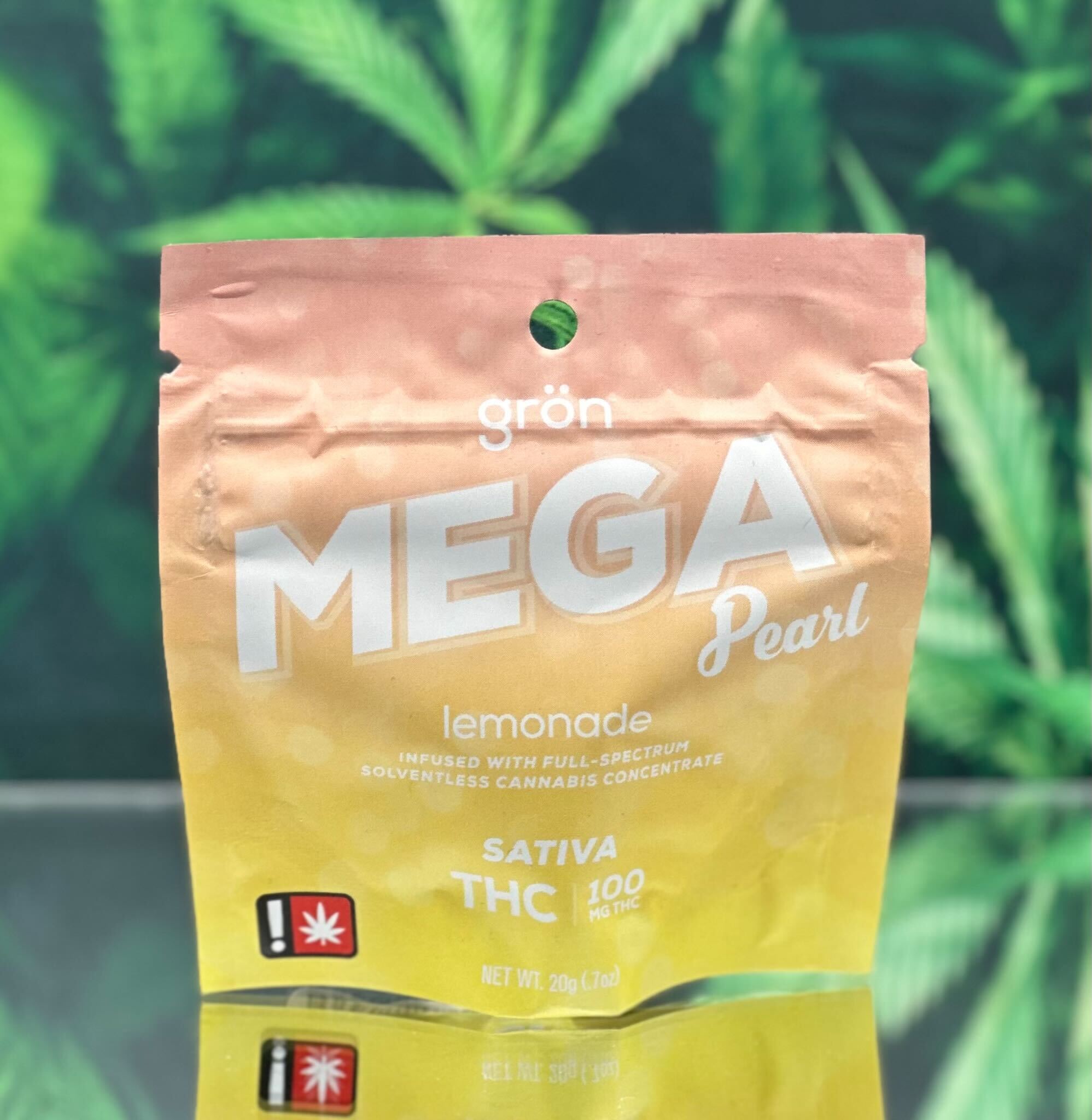 Photograph of product: Gummy | Lemonade Mega Pearl | 100mg