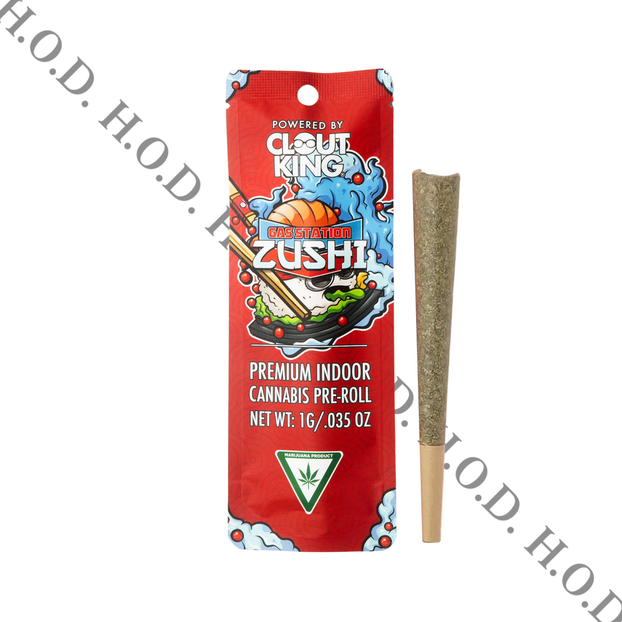 Photograph of product: Clout King Gas Station Zushi Pre-Roll 1g