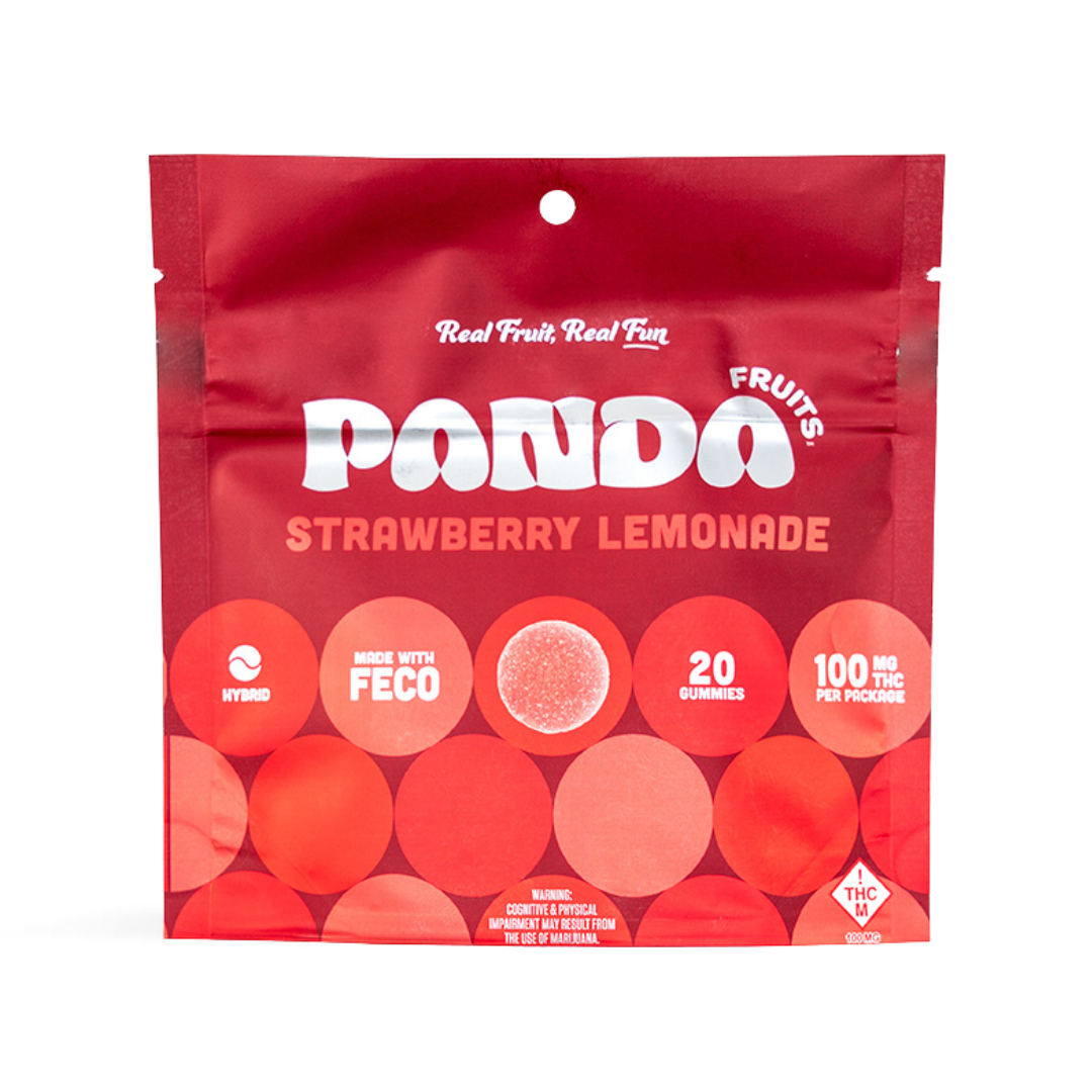 Photograph of product: Strawberry Lemonade FECO Gumdrops | 100mg