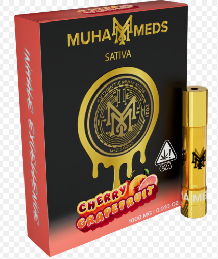 Photograph of product: Cherry Grapefruit | Muha Meds | 510 Vape Cart