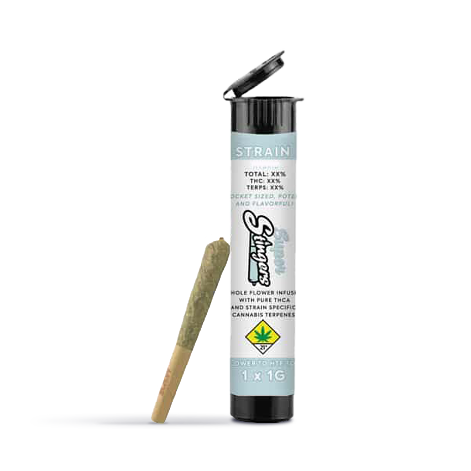 Photograph of product: Alien OG Super Stingers Pre-Roll | 1g