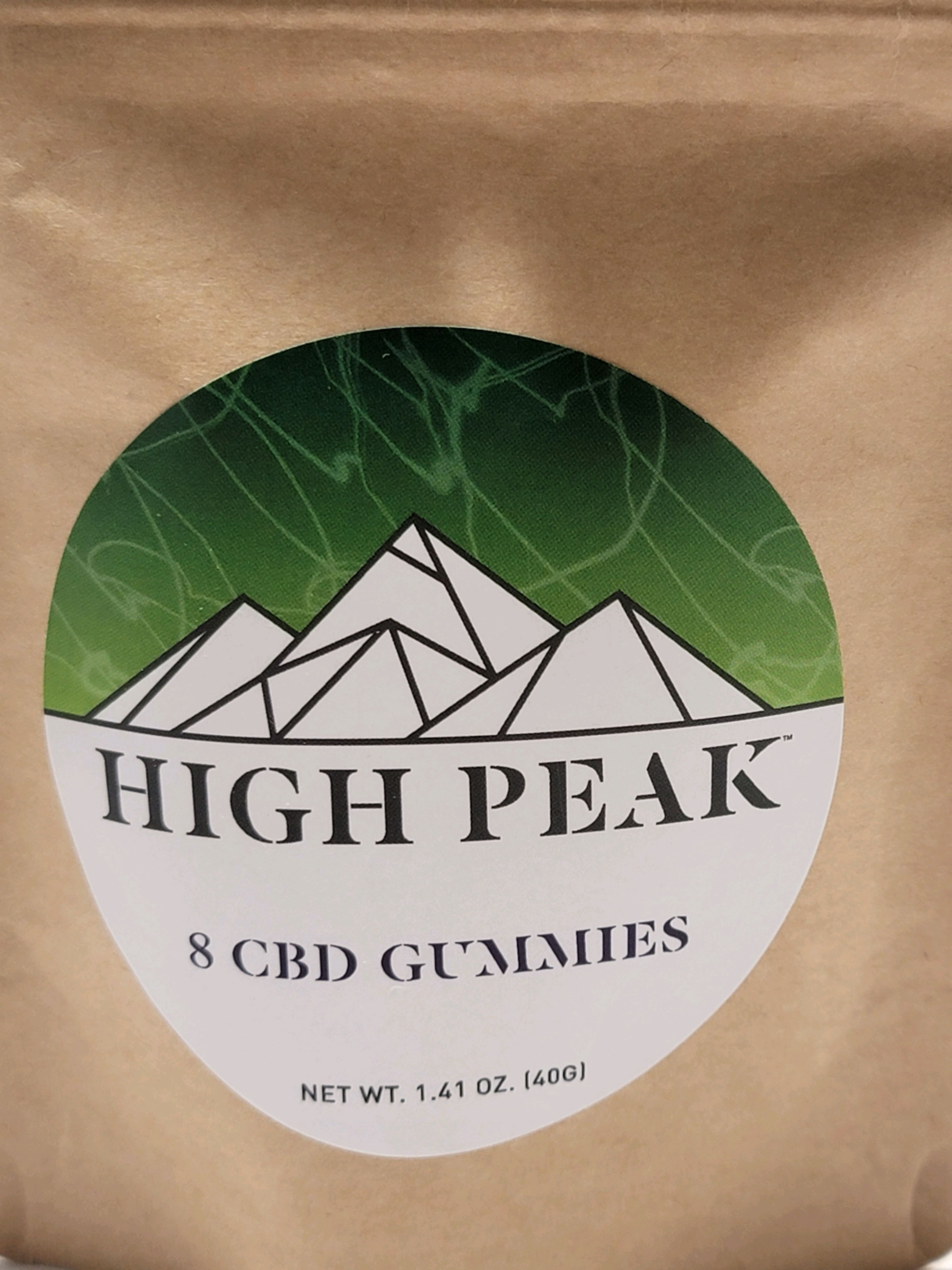 Photograph of product: High Peak- CBD Gummies (8pk x 15mg)