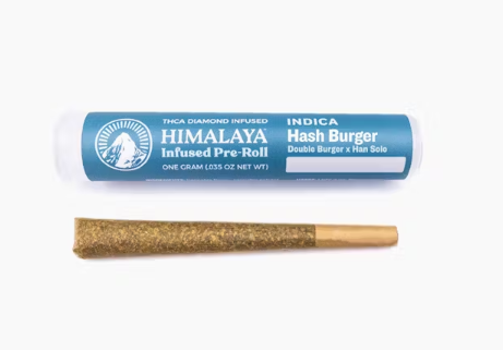 Photograph of product: HIMALAYA | au chocolat Burger | Diamond Infused Preroll | 1g