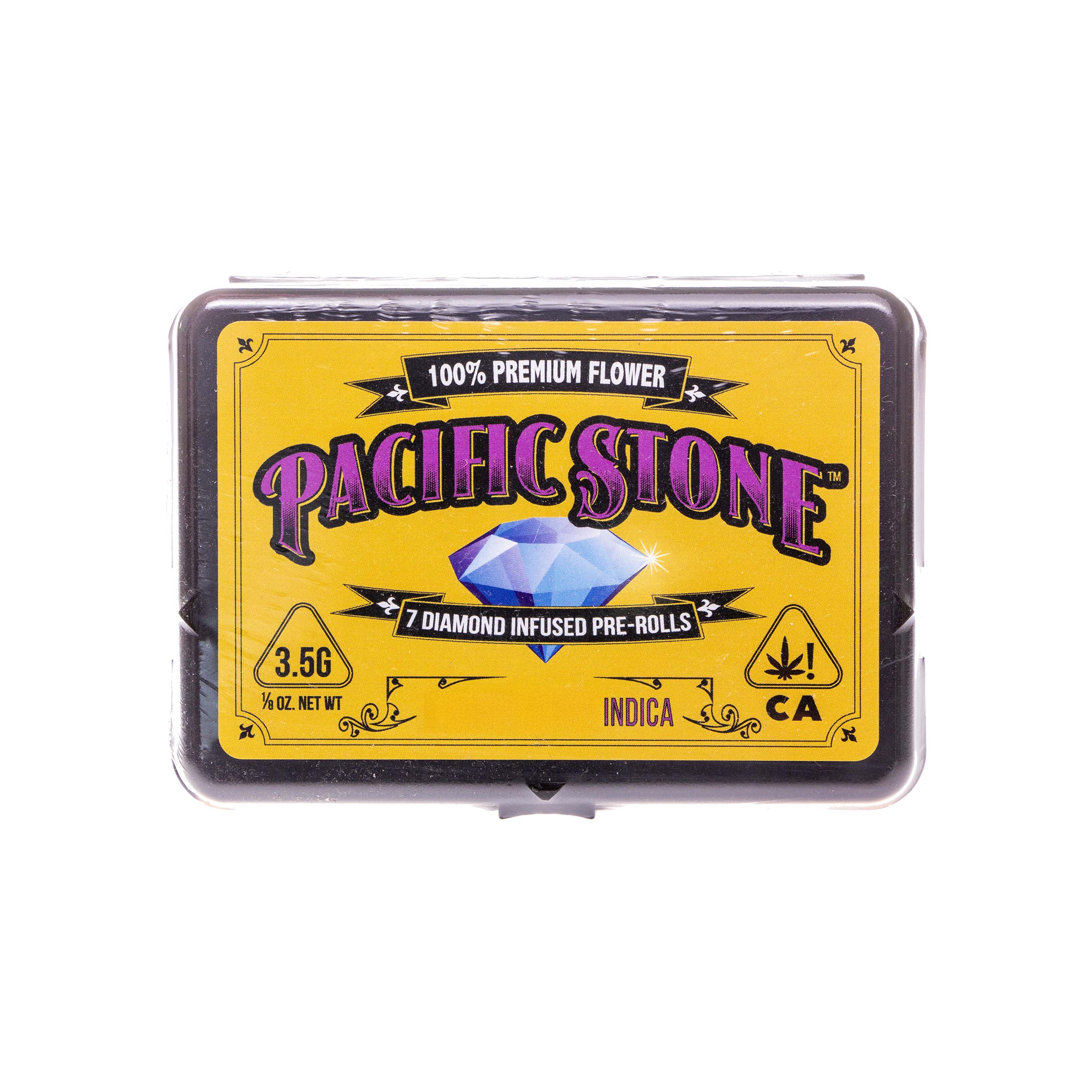 Photograph of product: Pacific Stone | 805 Glue Diamond Infused Pre-Roll Pack (3.5g)