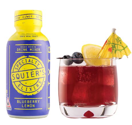 Photograph of product: Blueberry Lemon au chocolat Rosin Elixir | 4oz.