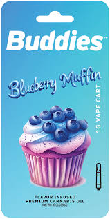 Photograph of product: BUDDIES | Blueberry Muffin Distillate Cartridge