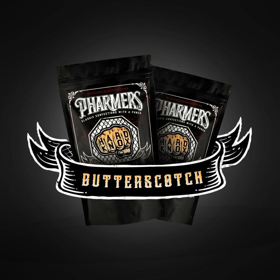 Photograph of product: Pharmers - Butterscotch - Hard Candy - 500mg
