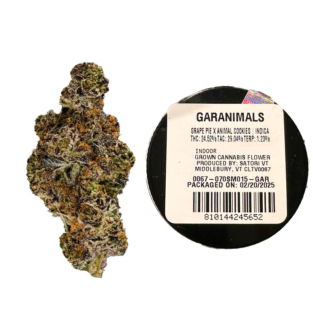 Photograph of product: Grape Cookies Jar | Satori - 3.5g