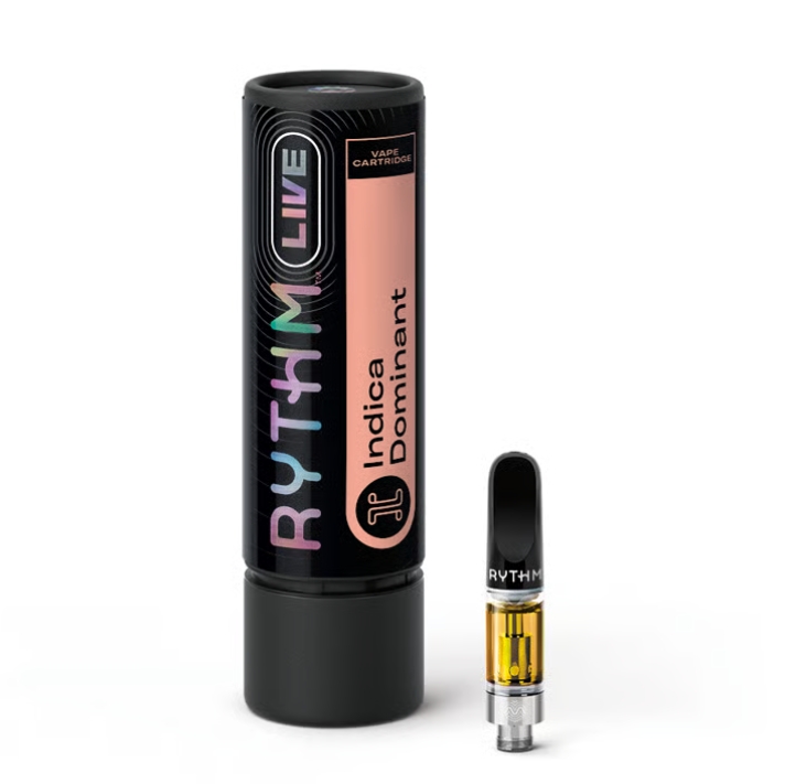 Photograph of product: Rythm GMO (Oui'd-Live Resin) Cartridge