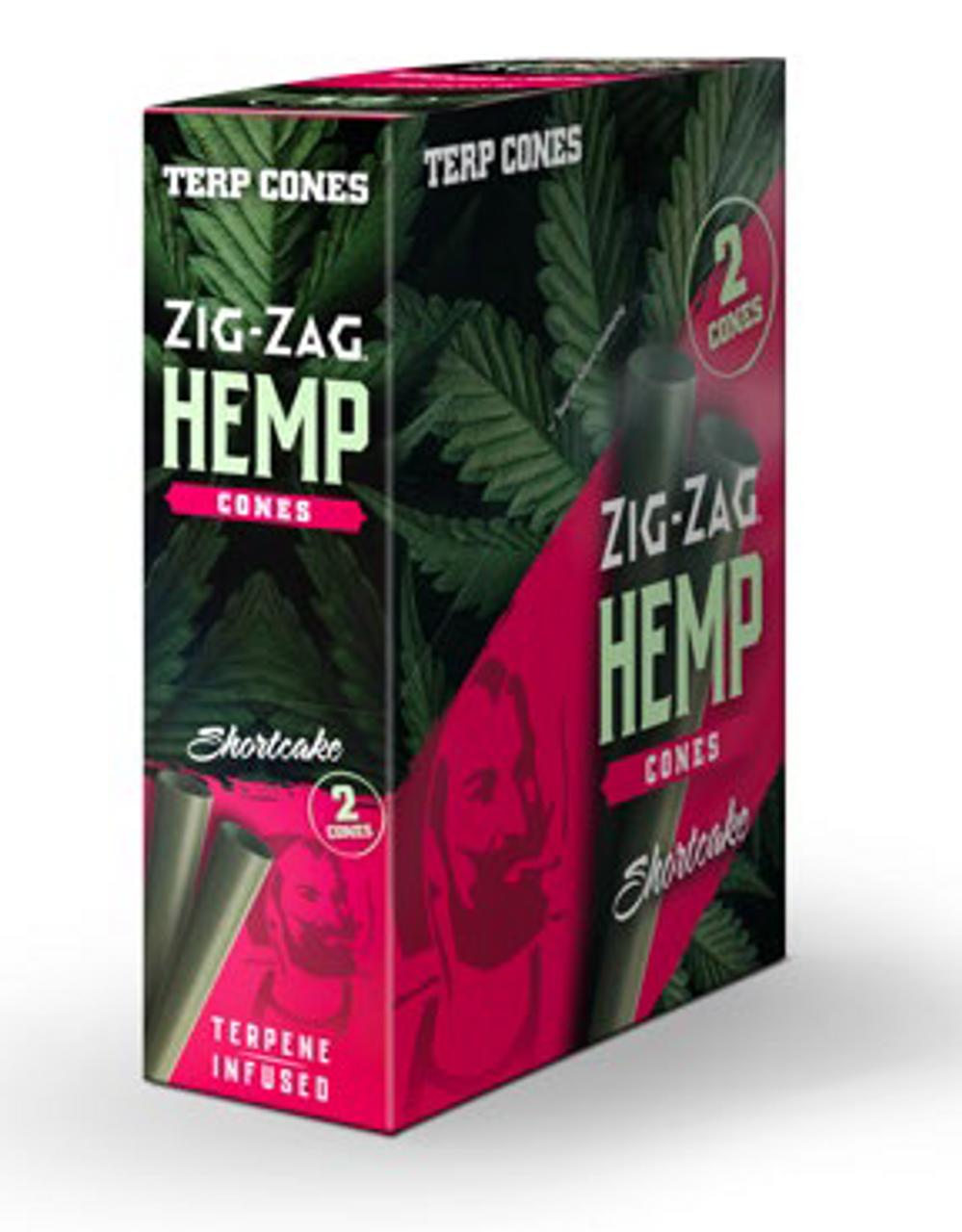 Photograph of product: Zig-Zag | Shortcake Terpene Infused Cones 2pk - $2