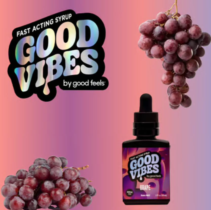 Photograph of product: Good Vibes | Grape Syrup | 500mg