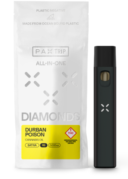 Photograph of product: PAX - AIO Trip Diamonds - (S) Durban Poison 1g