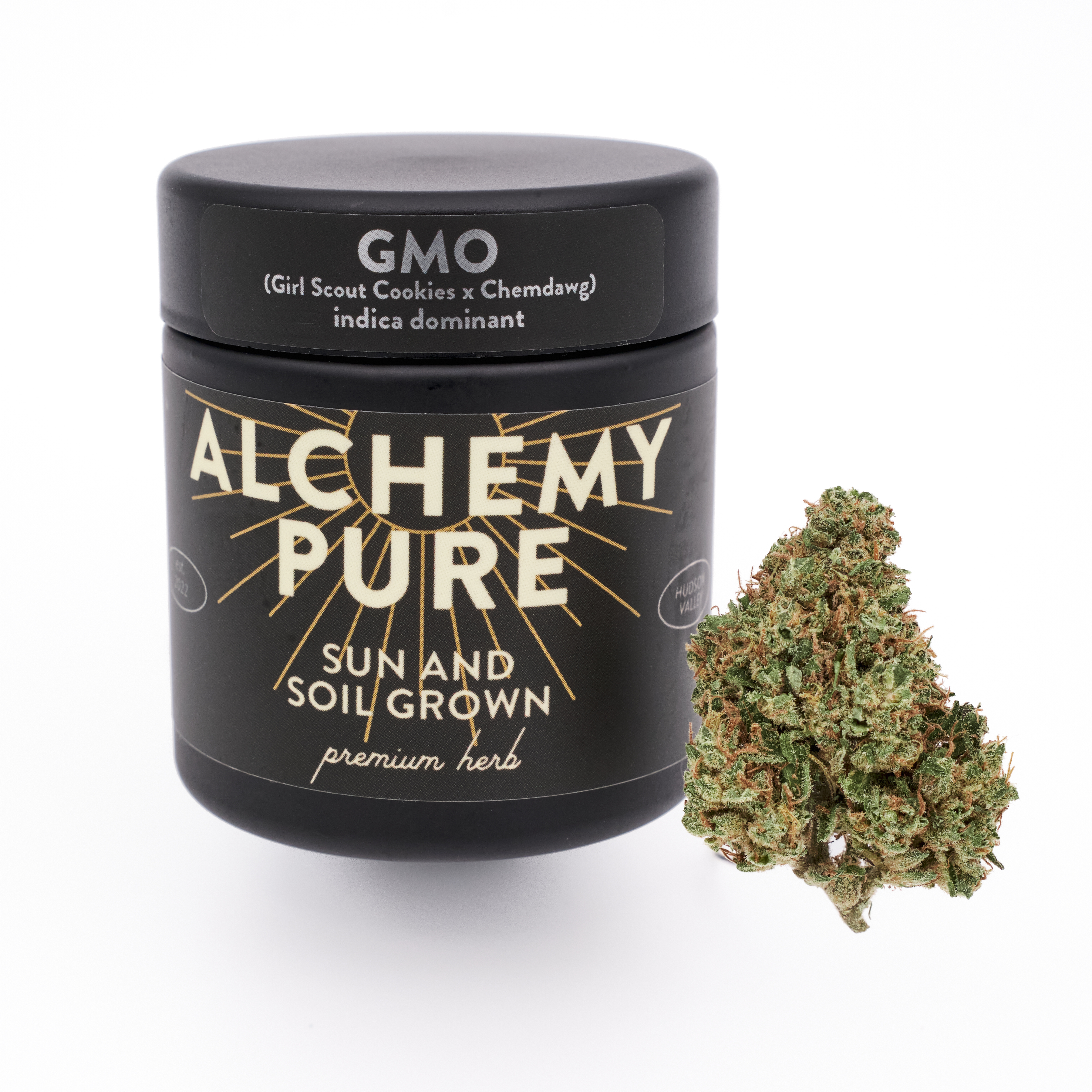 Photograph of product: Alchemy Pure | Greenhouse GMO | 3.5g | Flower