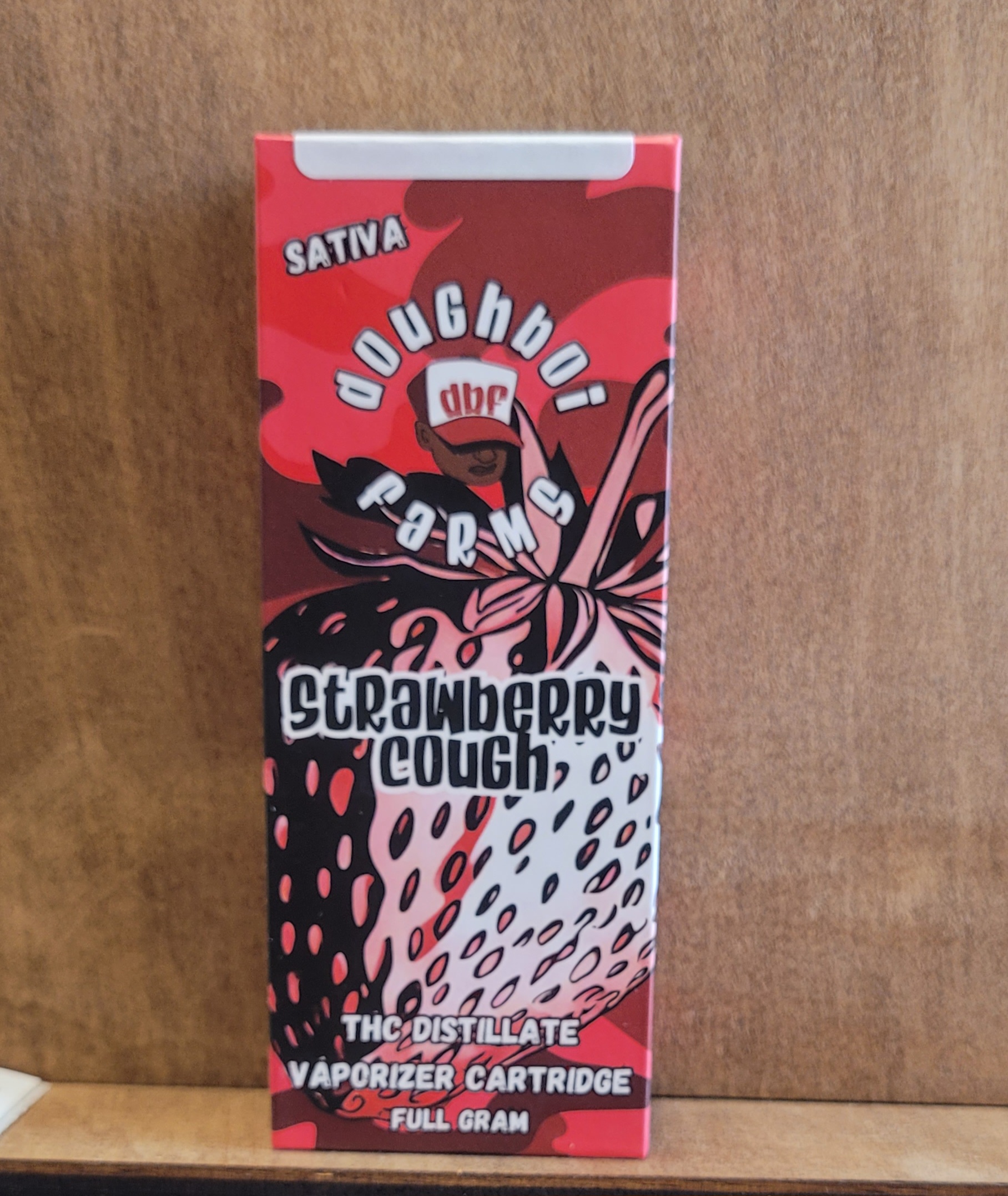 Photograph of product: Cart | Strawberry Cough | Doughboi Farms